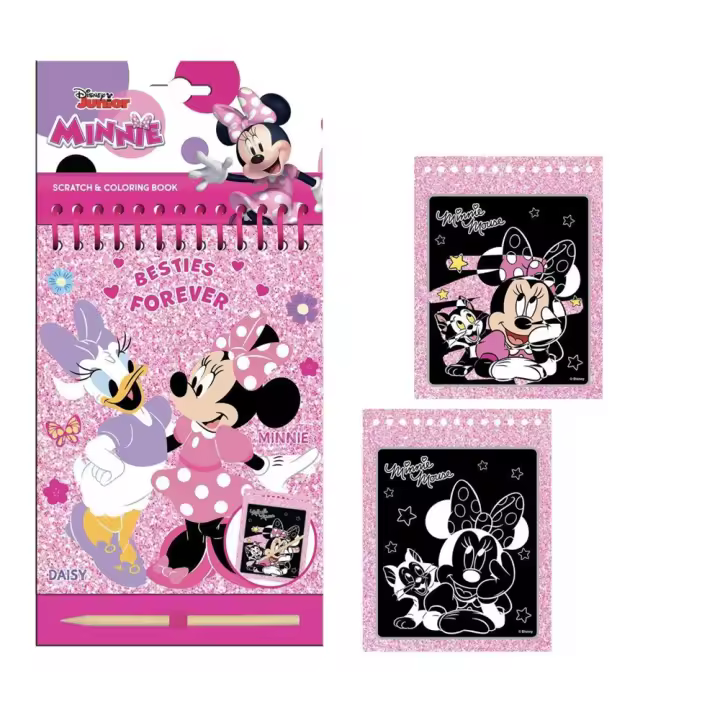 Set De Papelería Scratch Book Minnie 14.0 X 20.5 X 1.0 Cm (Cerdá 2700001805) - 1
