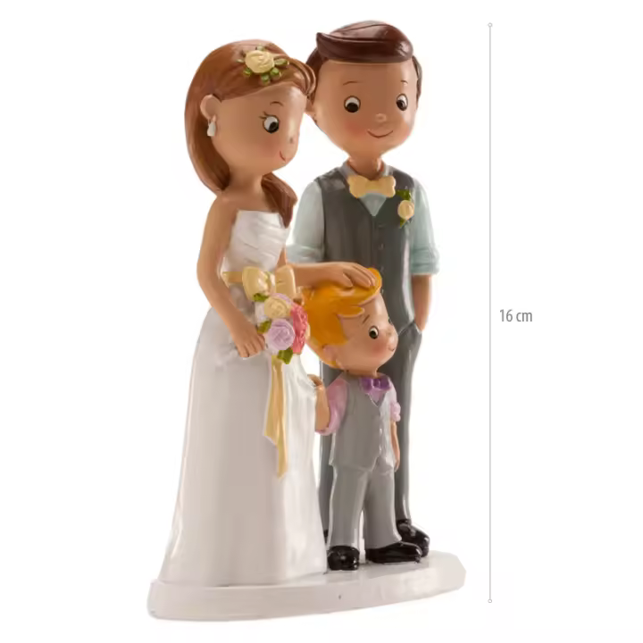 Disok Figuras de Pastel de Bodas con Niños - Regalo Especial Disok - 1