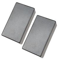 Cubierta De Bobina De Guitarra Eléctrica Cerrada Duradera 2 PCS Para Instrumentos De Cordas Reemplazo Negro - details 1