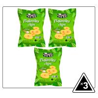 3 PAQUETE .SAMAI PLATANITOS CHIPS SAL MARINA TEXTURA FINA Y CRUJIENTE, SIN GLUTEN  75G.ECUADOR - details 0