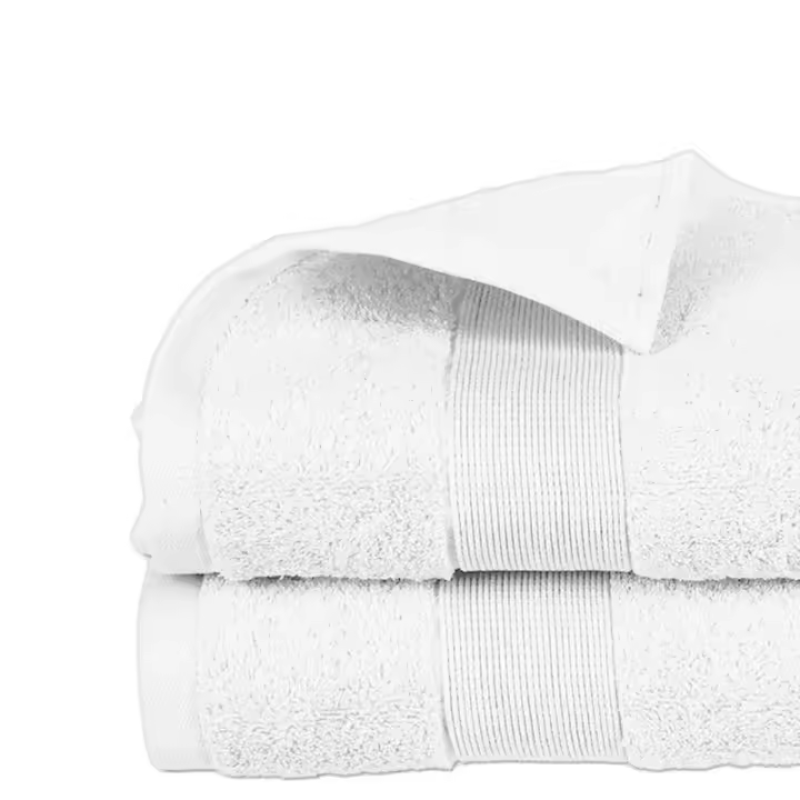 Atmosphera Toalla de Rizo 450gr Color Blanco 70x130cm EDM 68053 - Absorbente y Suave - 1