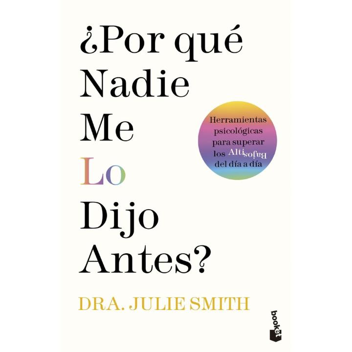 Libro ¿Por qué nadie me lo dijo antes?. Herramientas psicológicas para superar los altibajos del día a día Editorial BOOKET Año 2024 Autor Smith, Julie ISBN 9788411191234