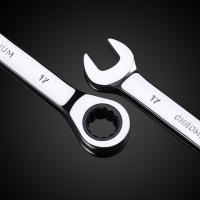 Llave De Eje Fijo De 6-24mm Métrica Acero Cromo Vanadio 12 Puntos Con Llave De Ratón De 72 Dientes Y Cabeza Abierta Herramienta Multifuncional Antideslizante - details 10