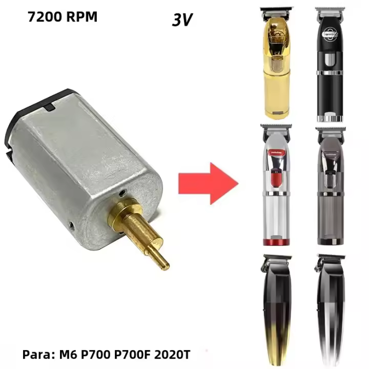 Cortador De Pelo Profesional 7200 RPM Motor 3V Herramienta De Reparación Y Reemplazo Para M6 P700 P700F 2020T Accesorios De Trimmer - 1