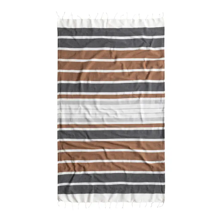 Pareo Eden Rayas Multicolor Marrón - 1
