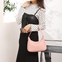Nueva Bolso De Hombro Moda Dulce Y Elegante En Color Sólido Con Patrón De Lichi Bolso Versátil Coreano Para Mujer - details 6
