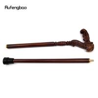 Bastón De Madera Marrón Eagle Para Moda Y Fiesta De Disfraz De Vampiro 93cm Tapa De Goma Mango De Cerda De Mano Para Caminar Y Halloween - details 9