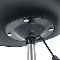 T-LoVendo Silla de Escritorio para Oficina Estudio Comedor Ergonómica con Ruedas Altura Ajustable Sin Reposabrazos - details 3