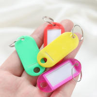 50pcs Etiquetas De Plástico Coloridas Para Hotel Tarjetas De Clasificación Por Número Llaveros Con Anillo De Separación Etiquetas De Identificación Para Maletas Y Bolsos - details 2
