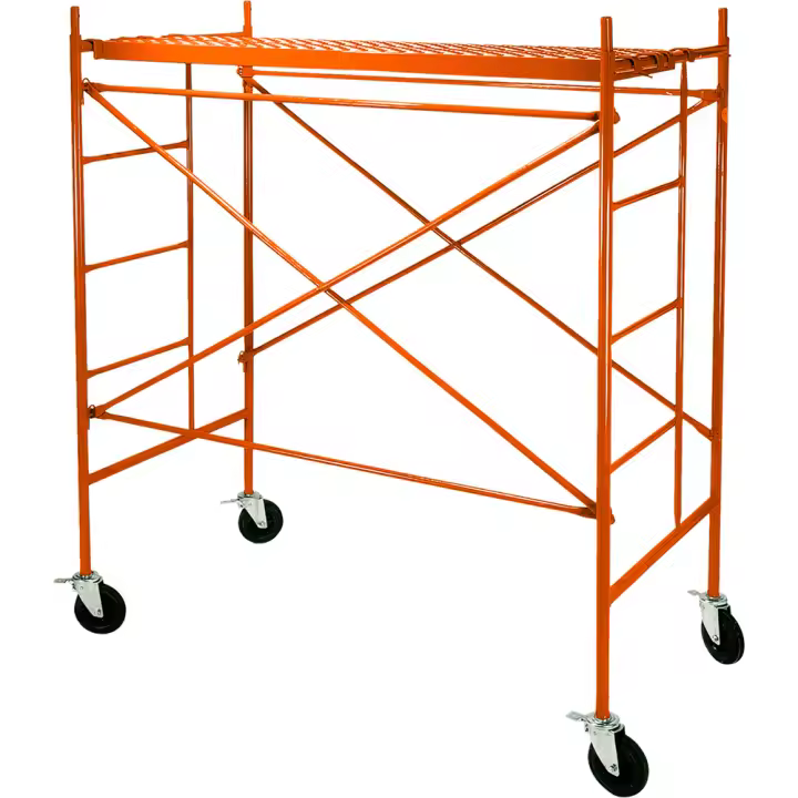 Andamio 200x100 Cm Naranja - 2 Cuerpos + 1 Cruceta + 1 Barra - 1