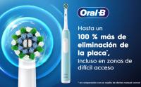 Cepillo de Dientes Eléctrico Oral-B Pro 1 Azul Turquesa, Pack Regalo Funda de Viaje y con 2 Cabezales Cross Action de Recambio. Sensor de presión encías. - details 0