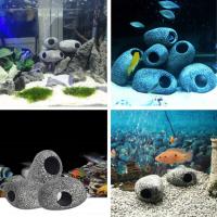 Roca De Cerámica Para Acuario Ornamento De Cueva Para Peces Cichlids Decoración De Reproducción De Camarones Y Paisajismo En Tanque De Acuario - details 1