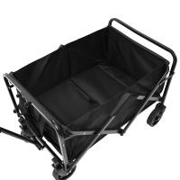Carrito de Transporte de Mano Plegable ,Carro con 4 Ruedas Grandes con Freno Resistentes para Camping, Playa,Jardín,Piscina, Casa o Almacén.Carreta plegable para jardín y aire libre con bolsa.Carretilla con Mango Ajustable CARRO. - details 8