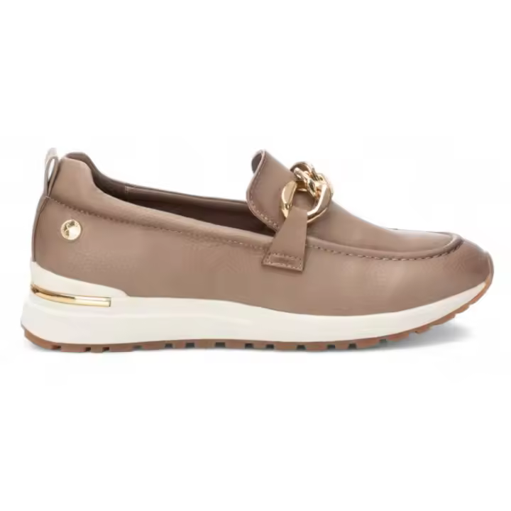 Mocasin confort Xti para mujer 143373 color beig - 1