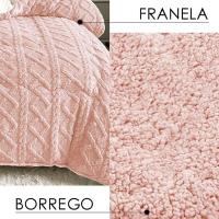 MIRAMAX-Edredon Borreguillo Invierno  para Cama 90/105/-135/150, Reversible Franle Sherpa, Relleno Microfibra, Nórdico Cálido Suave,  con  Fundas de Almohada 50X70 cm. - details 5