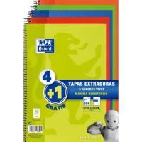 Pack de 5 libretas OXFORD - Cuadriculadas Tapa Extradura A4  - Cuadernos Oxford Cuadriculados Tapa Extradura - details 0