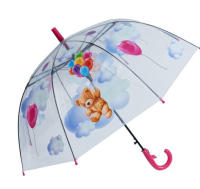 J.S ONDO Paraguas Transparente Bastón Plegable, 50cm Cerrado de NIÑO O NIÑA, Automático, 8 Varillas Resistente Al Viento,DIBUJO ANIMADO - details 7