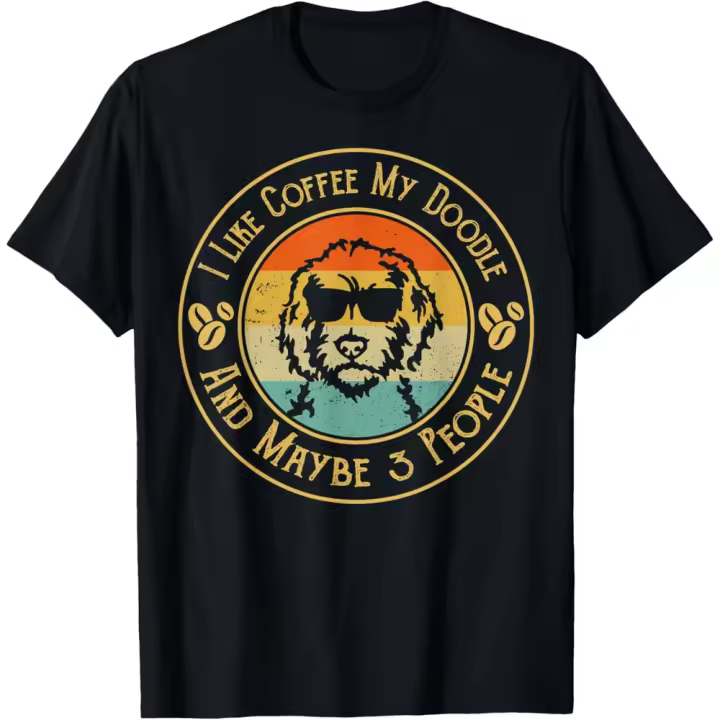 Camiseta de Manga Corta, 100% Algodón, Ropa Unisex para Hombres y Mujeres en 5 Tallas, Camiseta Negra, Cuello redondo con estampado. - 1