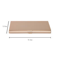 Caja De Metal Para Tarjetas De Negocio Creativa De Aleación De Aluminio Portaidentificación Y Monedas Unisex Colorido - details 33