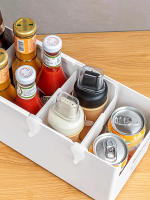 Juego De 4 Divisores Transparentes Para Nevera Retráctiles Clip Para Puerta Lateral De La Nevera Organizador De Alimentos Y Botellas Para Cocina - details 9
