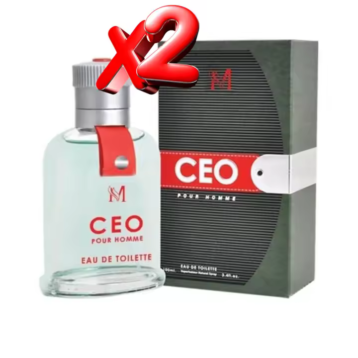 2 UNIDADES CEO Eau de Toilette para hombre 100ml Montage Brands Fragancia inspirada en otros perfumes Pour Homme Colonia - 1