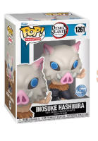 Funko Inosuke Hashibira 7th form 7 forma rodillas 1261   exclusivo  Demon Slayer Kimetsu no Yaiba Guardianes de la Noche Pop Vinyl - details 1