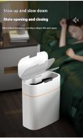 Bandeja De Papel Y Sandwich Inteligente Automática Para Baño Recipiente De Basura Eléctrico Con Cubierta Estrecho - details 7