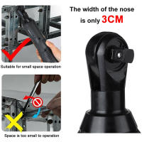 Llave de impacto inalámbrica, herramienta eléctrica recargable de trinquete de ángulo recto de 3/8 pulgadas, 18V,Brushless,DIY para el hogar, 3300 rpm，Con 2 batería - details 0