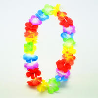 100pcs Coronel De Flores Artificiales Para Navidad En Estilo Hawaiano Decoración De Puerta Para Fiestas Luau Torpil - details 7