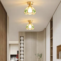 Lámpara Colgante LED De Vidrio Y Cobre Moderno Para Sala De Estar Y Dormitorio Con Interruptor Ambar Verde Blanco Nórdico Luminaria Chandeliers - details 8