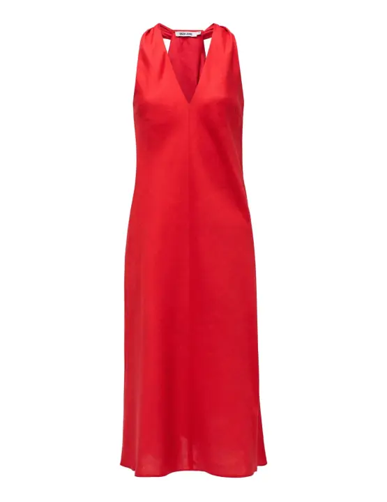 Vestido Giro Espalda Salsa Jeans Rojo - 1