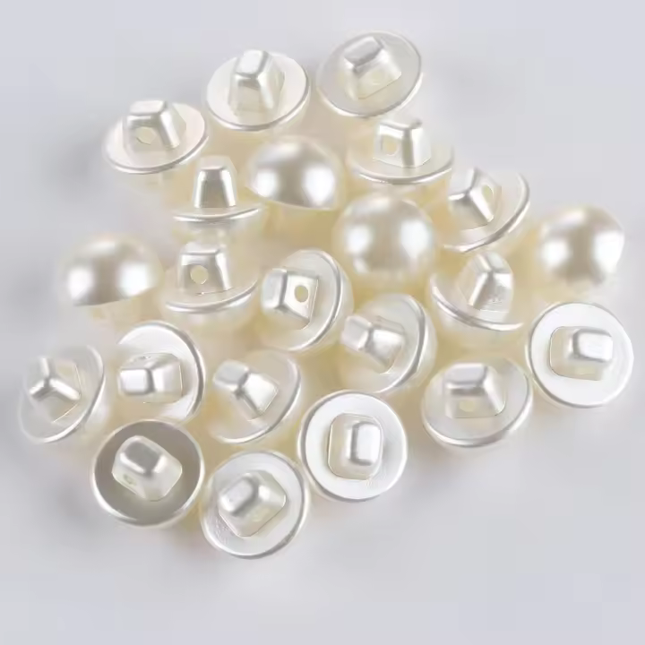 50PCS Botones Decorativos De Hongo Para Ropa Accesorios De Vestido Y Costura Botones De Perla Para Manualidades Y Scrapbooking - 1