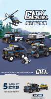 Bloques De Construcción Especial Para Vehículos De Policía Y Bomberos Serie Ciudad Modelo De Ingeniería Automotriz Kit De Artesanía Para Adultos - details 0