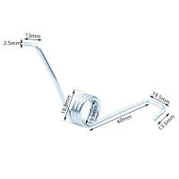 1/2Pcs Resorte De Torsión Para Mopa En Cesta Reparación De Piezas De Mopa Acero Al Carbono Diámetro 2.5MM Para Metalworking - details 2
