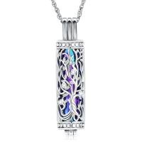 Joyería De Memoria Para Ashes Colgante De Vial Urnita De Cremación De Vida Del Árbol Para Mujeres Y Hombres Enlace De Ancestralidad - details 2