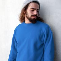Pack de 2 Sweatshirt Sudaderas básicas para Hombre - Alta Calidad - Color Azul Aqua y Rojo - Marca SO Wear Siempre Original - details 1