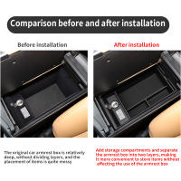 Caja De Almacenamiento Para Consola Central Lexus ES 2022-2025 Armrest Organizador Interior ES300H ES200 Pieza Individual - details 2