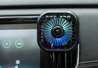 Ventilador de coche powerful y Silencioso para escape de aire with Luz USB - Mini refrigerador múltiple para el interior del coche - details 2