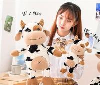 Peluche de vaca, 40 cm, muñeco de peluche, suave y esponjoso, regalo para cualquier edad y ocasión - details 4
