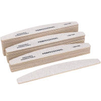Lote De 10 Archos De Uñas De Madera Profesional 100/180 Limas De Pulido Para Manicura Y Gel Polishing Bloque Gris Archos De Uñas De Madera Sandía - details 4
