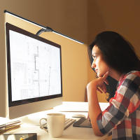 Lámpara De Escritorio LED Doble Cabeza 24W Con Control Remoto Y 5 Niveles De Brillo 5 Modos De Iluminación JGT Moderna Para EU/US/UK - details 14