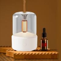 Difusor de aire de llama a la luz de las velas, difusor portátil de aceite esencial sin ruido 120ml difusor aromático sin agua apagado automático protección adecuada para el dormitorio de la Oficina de yoga familiar de Spa - details 4