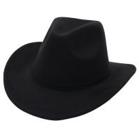 Sombrero De Vaquero Occidental Para Escenario Y Uso Exterior Protección Solar Estilo Étnico Tíbetano Panamá Francés Retro Unisex - details 12