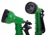 Manguera de riego con enrollador y pistola rociadora, 10 metros de longitud, media pulgada, resistente y flexible, ideal para jardín, terrazas y lavado de coches, sistema ajustable con múltiples modos de riego, fácil almacenamiento - details 2