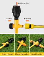 1pc Rojell Rojell 360 Grados Riega Automático Jardín Rieador De Agua Para Flores Y Verduras Rieador De Jardinería Irrigación - details 7