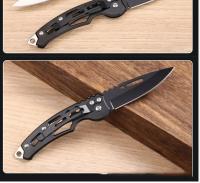 Cuchillo Plegable De Acero Inoxidable Con Llavero Herramienta De Exterior Cuchillo De Bolsillo Fácil De Transportar Para Actividades Al Aire Libre - details 8