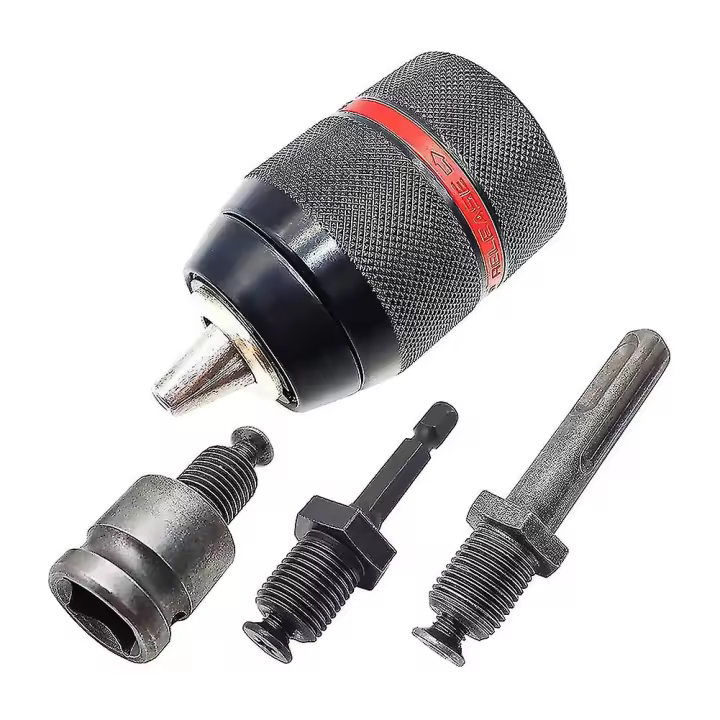 1,5-13mm sin llave taladro Portabrocas 1/2inch-20unf con Sds-plus 1/4 pulgadas hexagonal 1/2 pulgadas socket cuadrado llave A - 1