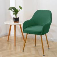 Cubierta De Silla Elástica Repelente De Agua Para Oficina Hotel Comedor Cubierta De Asiento Con Brazos Altos Tela De Poliéster/Celulosa Europea - details 21