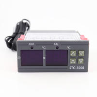 Controlador De Temperatura Digital Doble STC3008 Con Dos Salidas De Relé 12V 220V Termostato Regulador De Calor Y Frío Para Hogar - details 1