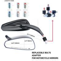 Accesorios Para Manillar De Motocicleta Adaptador De Hilo De 8mm a 10mm Aluminio CNC Para Bicicleta Eléctrica Motocicleta Scooter Moped Supermoto - details 0